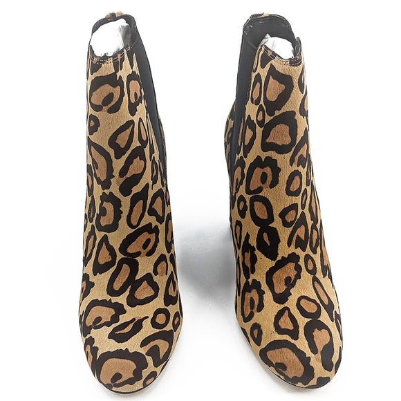 Sam Edelman Case Leopard Print Calf Chelsea Boots - Picture 6 of 7